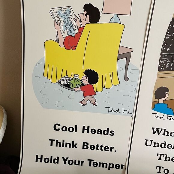 Positive Attitude 1980’s Posters Think Ahead Do The Right Thing set of 6! - Picture 8 of 15